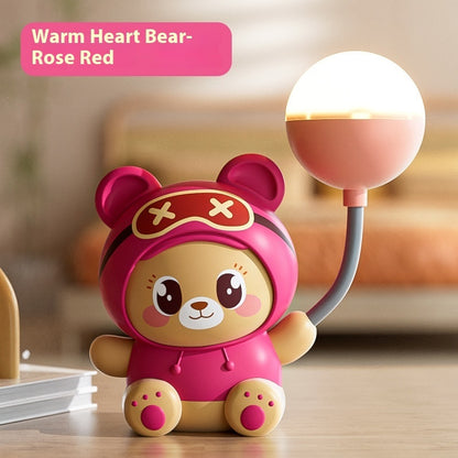 Cartoon Cute Pet Table Lamp Folding USB Charging Bedroom Bedside Lamp