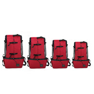Double Shoulder Nylon Dog Carrier Backpack for Travel and Outdoors