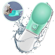 Portable Transparent Plastic Dog Drinking Bowl with Button 350ml & 550ml