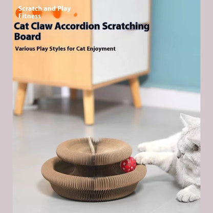 Folding Cat Scratcher, A Magical Foldable Toy