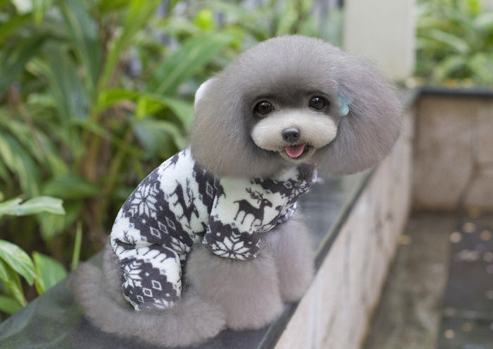 Fawn pet four-legged dog clothes