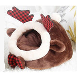 Small Animal Oxford Cloth Sleep Nest Bed with Animal Patterns for Cats
