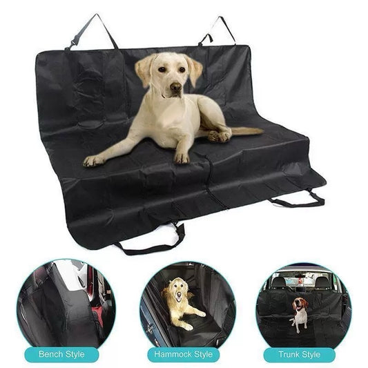 Extra Large Car Cushion, Portable Protective Pad With 4 Handles, Foldable Travel Gadget, Interior Dirt-resistant Mat, Waterproof, Universal For Dogs In The Back Seat.