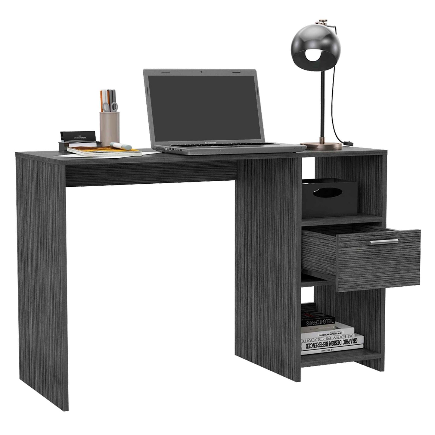 43" Gray Computer Desk - Asmota