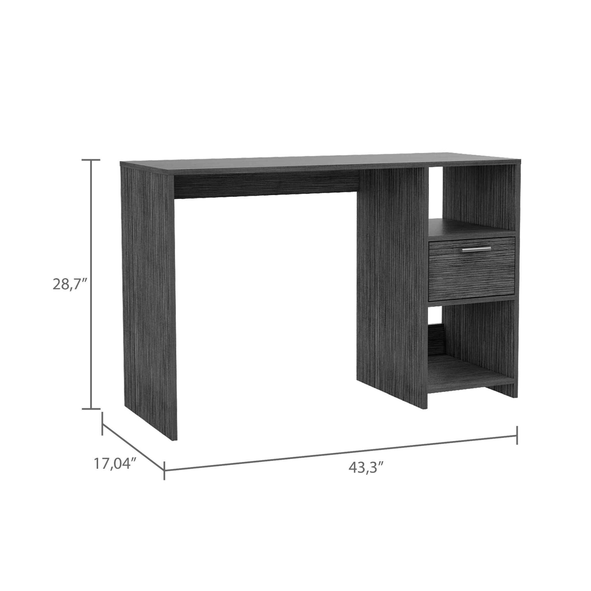43" Gray Computer Desk - Asmota