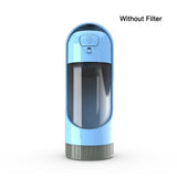 Filtered Cat Water Fountain in Transparent Plastic, Multiple Colors