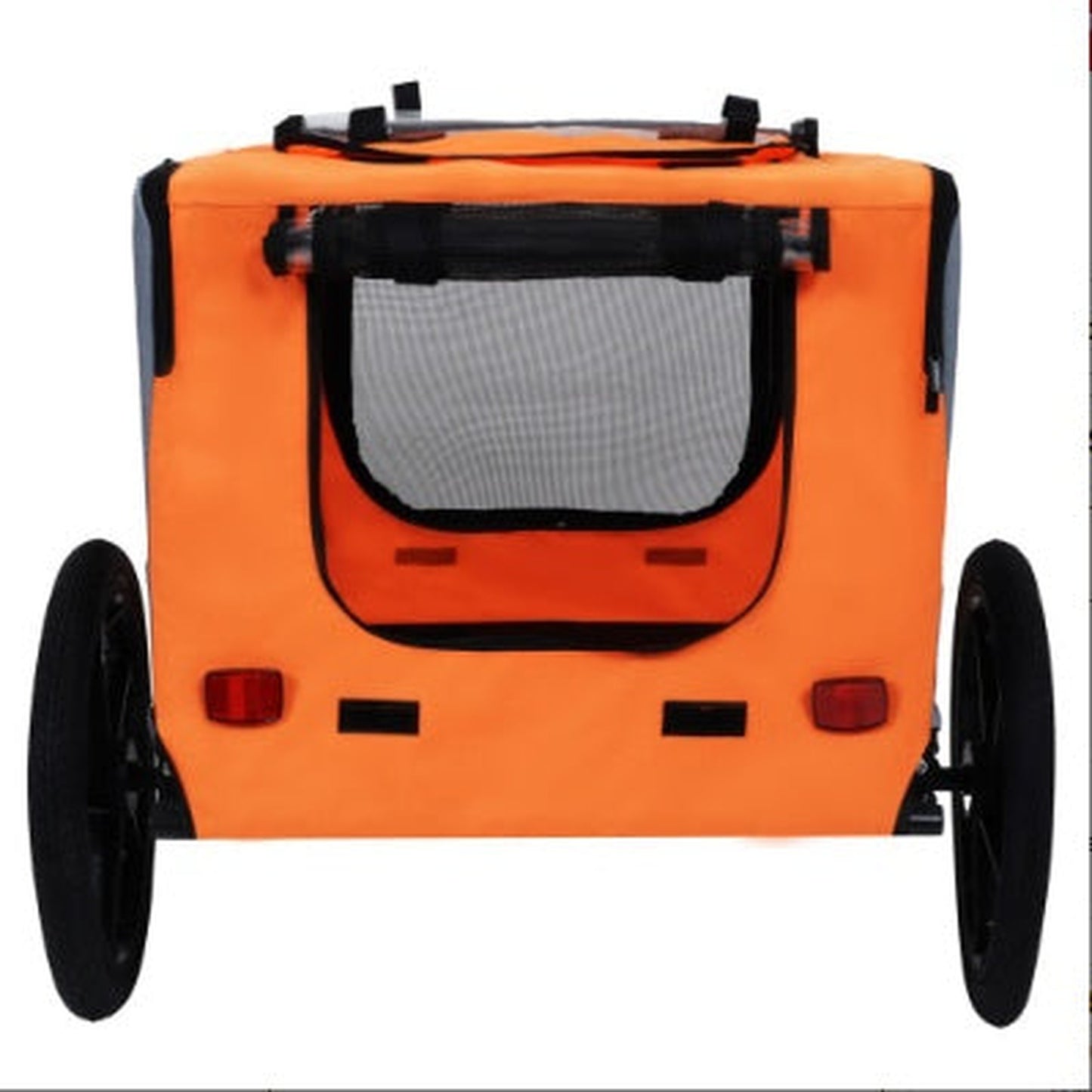 Heavy Duty Collapsible Dog Bike Trailer with 16" All Terrain Wheels