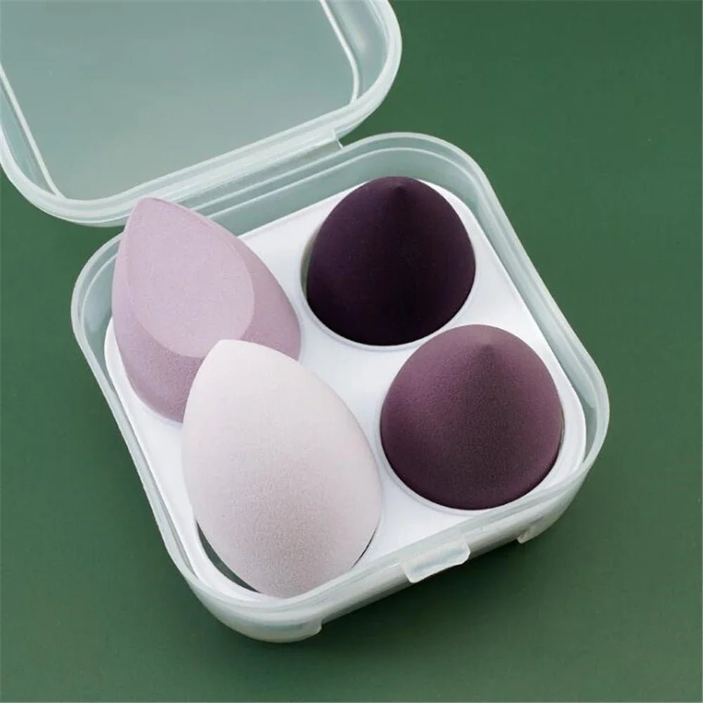 4/8pcs Makeup Sponge Blender Beauty Egg Cosmetic Puff Soft Foundation Sponges Powder Puff Women Make Up Accessories Beauty Tools - Asmota