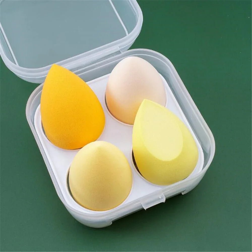 4/8pcs Makeup Sponge Blender Beauty Egg Cosmetic Puff Soft Foundation Sponges Powder Puff Women Make Up Accessories Beauty Tools - Asmota