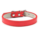 PU Leather Dog Collar in Multiple Colors