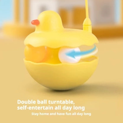 Cat Toys - Interactive Toy For Cat , Kitten Toys, Lightweight Resin Duck Shape Fun Stick For Kitten Play Indoor Outdoor ,Removable And Washable Duck Cat Toy