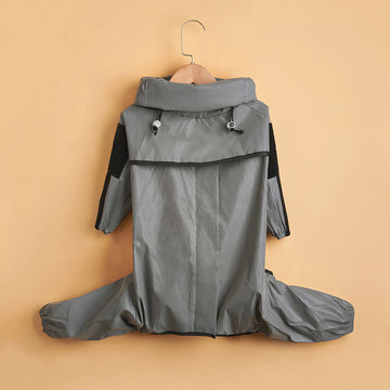 Reflective Four-Legged Dog Raincoat in Multiple Colors