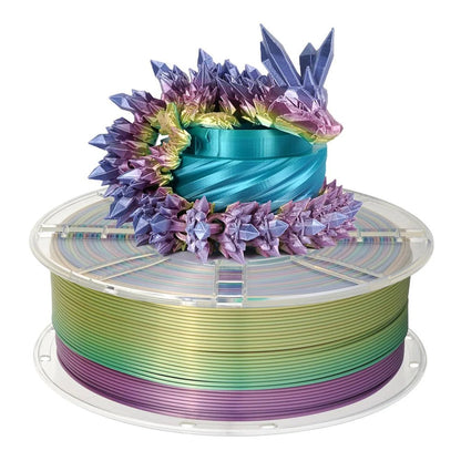 4KG/lot PLA Filament rainbow Pla silk or Matte rainbow color change 1.75mm 3D Printing Material for 3D Printers 3D Pens - Asmota