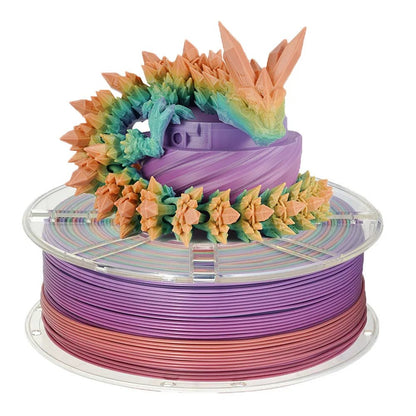4KG/lot PLA Filament rainbow Pla silk or Matte rainbow color change 1.75mm 3D Printing Material for 3D Printers 3D Pens - Asmota