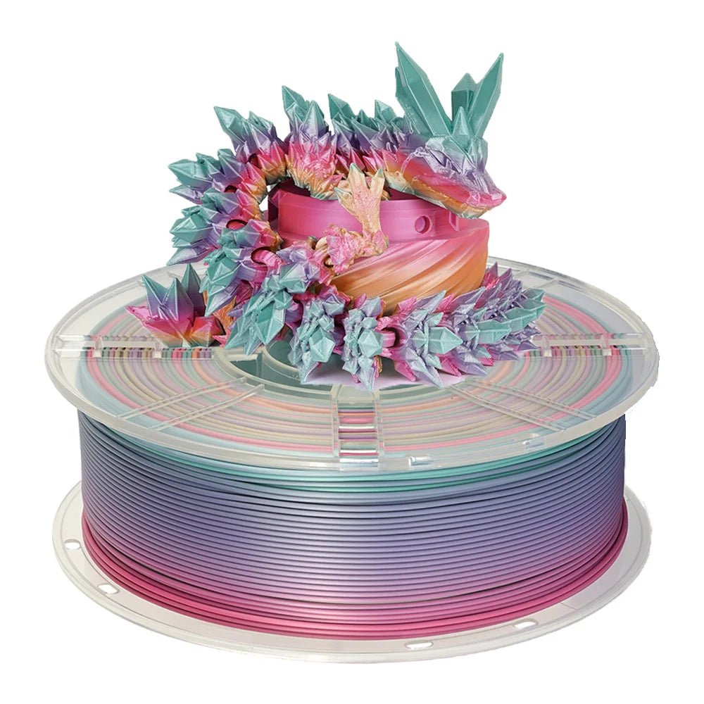 4KG/lot PLA Filament rainbow Pla silk or Matte rainbow color change 1.75mm 3D Printing Material for 3D Printers 3D Pens - Asmota