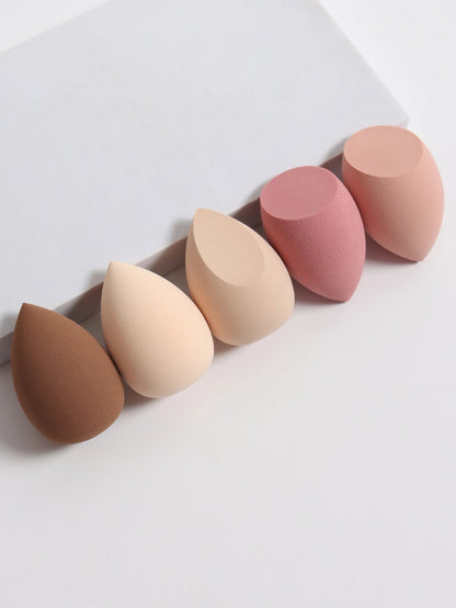 5 Bags of Beauty Eggs Makeup Sponge (Beauty Egg), Foundation Make - Up Mixed Beauty Sponge, Flawless Liquid, Cream and Powder, Mu - Asmota