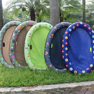 Inflatable Dog Swimming Pool Hammock Floating Bed with Patterns