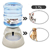 Durable PP Dog Water Fountain in Grey, Grey 2, or Pink