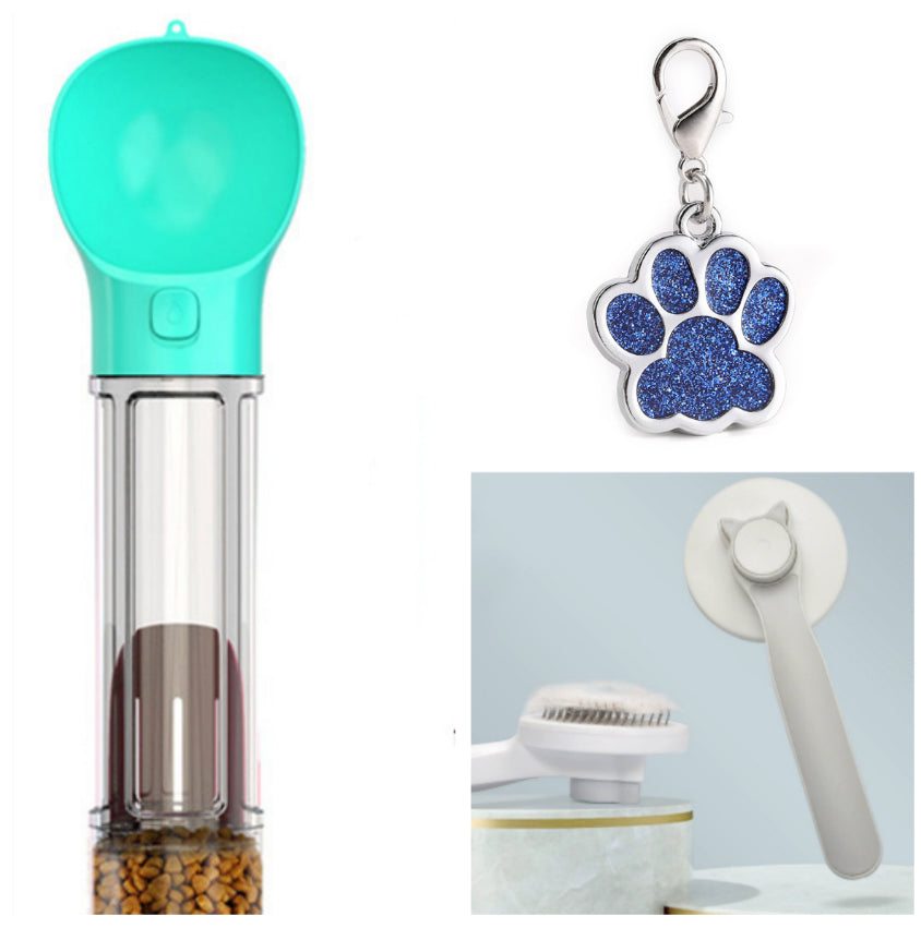 Pet multifunctional water cup Going with the dog