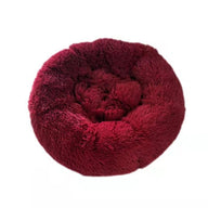 Waterproof Thick Plush Round Dog Kennel Bed in Multiple Colors & Sizes