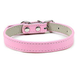 PU Leather Dog Collar in Multiple Colors