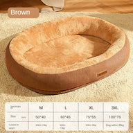 Removable Washable Cotton Dog Bed in Multiple Colors & Sizes
