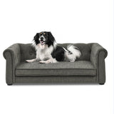 Rectangular Dark Grey PP Dog Bed for Medium and Large Dogs