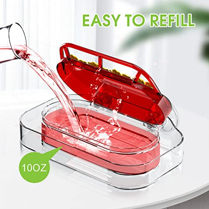 Plastic Suction Cup Window Hummingbird Feeder