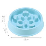 Slow Feeding Silicone Puzzle Feeder Bowl for Dogs