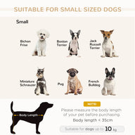 Luxury Small Dog Couch Bed with Hidden Storage & Foam Cushion