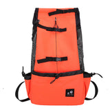 Double Shoulder Nylon Dog Carrier Backpack for Travel and Outdoors