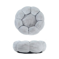 Flower Shaped Soft Cloth Dog Bed Mat with Blanket