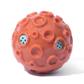 Durable Rubber Dog Chew Ball with Magical Squeaky Sound