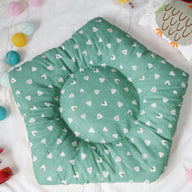 Green Cotton Teepee Dog Tent Bed with Optional Cushion
