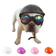 Colorful Plastic Dog Toy Helmet in Multiple Sizes
