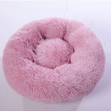 Plush Round Dog Nest Bed in Multiple Colors and Sizes