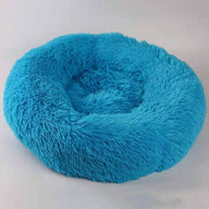 Waterproof Thick Plush Round Dog Kennel Bed in Multiple Colors & Sizes