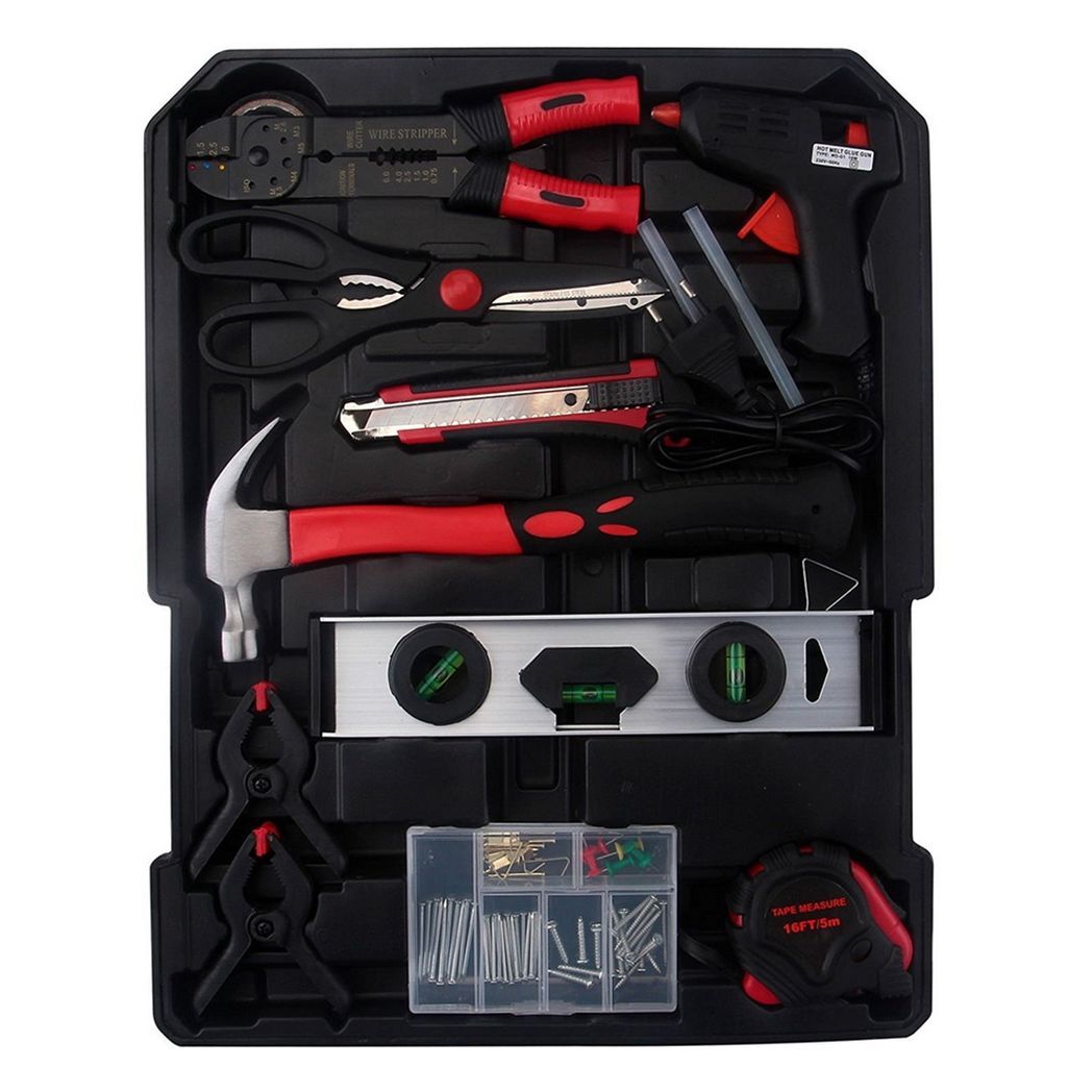 799pcs Aluminum Trolley Case Tool Set Silver - Asmota