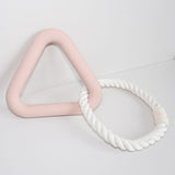 Pet Toy Foam TPR Cotton Rope Triangle Tug-of-war Molar
