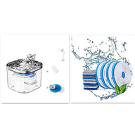 Stainless Steel Automatic Circulation Dog Water Fountain