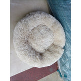Waterproof Thick Plush Round Dog Kennel Bed in Multiple Colors & Sizes