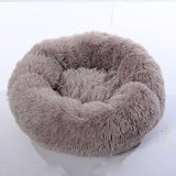 Plush Round Dog Nest Bed in Multiple Colors and Sizes