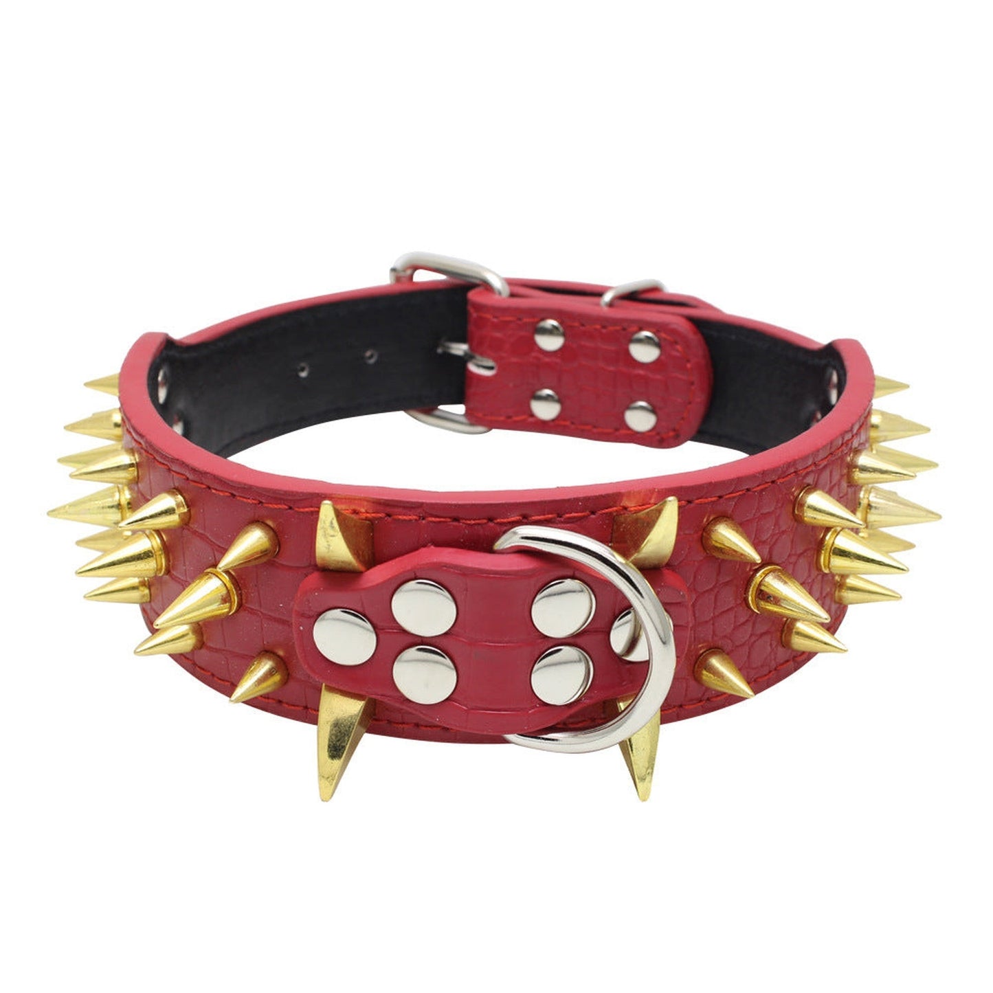 Explosion Proof Rivet Bite Resistant Large Dog Collar