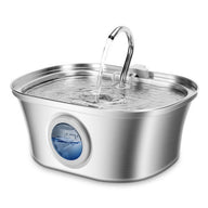 Stainless Steel Dog Water Fountain 3-Gallon Capacity