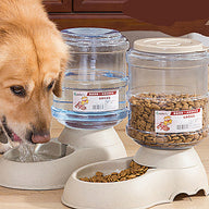 Durable PP Dog Water Fountain in Grey, Grey 2, or Pink