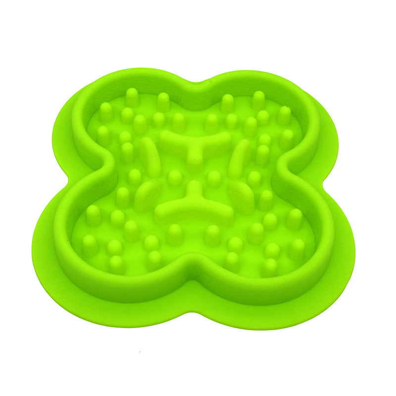 Silicone Pet Licking Pad Cat And Dog Slow Food Non-slip Placemat Pet Bowl