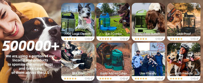 Lassot Portable Pull-out Water Bowl For Dogs, Large Capacity, Perfect For Camping, Hiking, Beach Trips, Road Trips, And Park Walks.