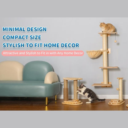 Indoor Cat Soft Scratching Board And Interactive Ball Track Toy Cat Rest And Grooming Supplies