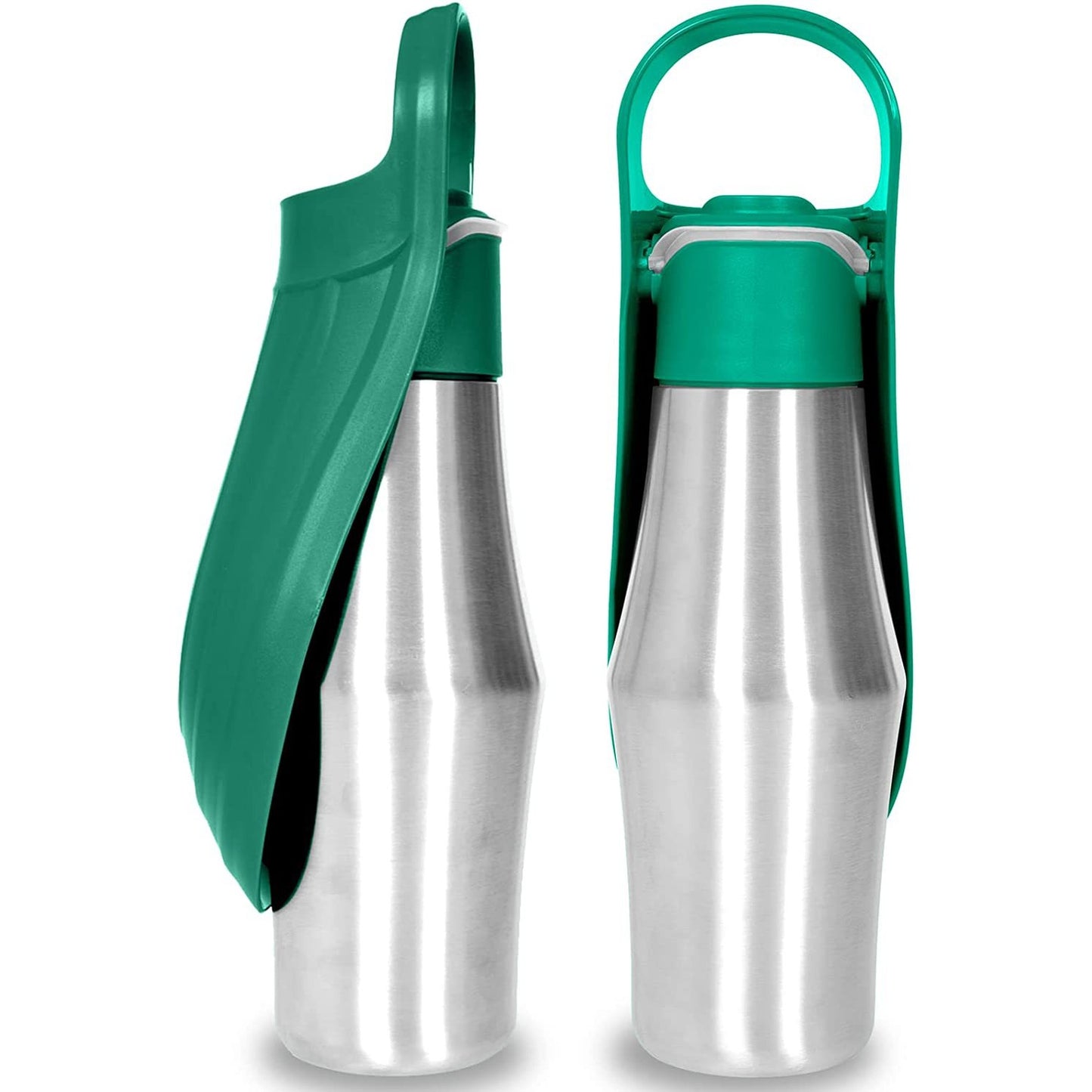 Portable Silicone Leaf-Design Dog Water Bowl Dispenser