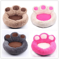 Teddy Fabric Fleece Dog Bed with Optional Removable Mat